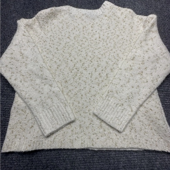 Calvin Klein Jeans Cream and Silver Knit Sweater - Picture 2 of 10